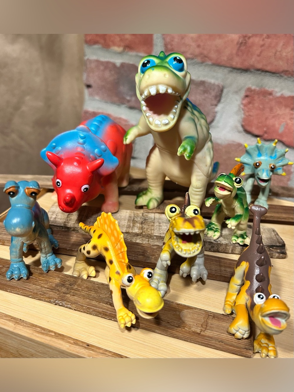 Colorful Kids Dinosaur and Creature Toy Set - Multicolor